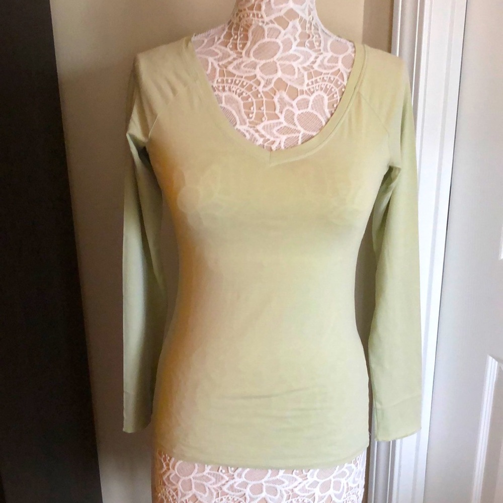 GREAT condition RXB long sleeve shirt light olive color size S